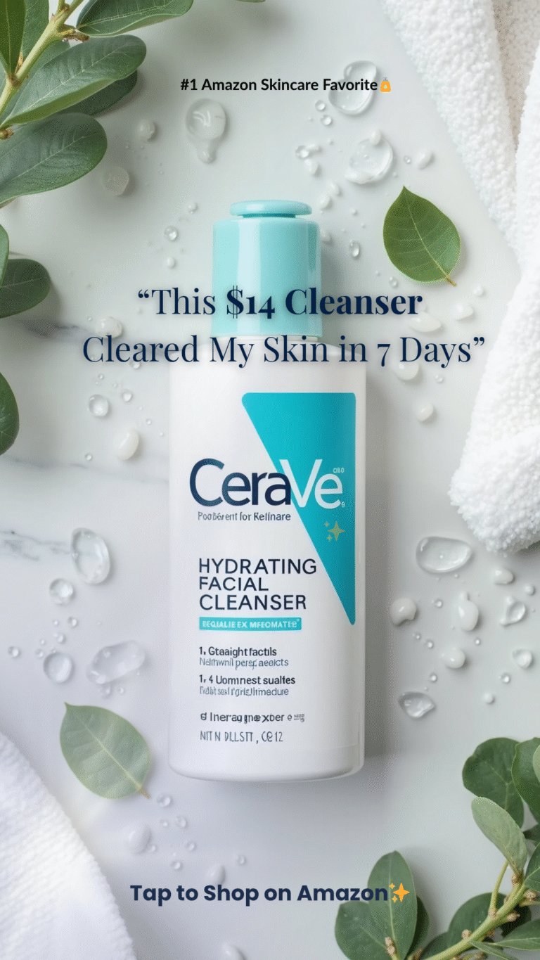 My Honest Experience with CeraVe Hydrating Cleanser for Dry & Sensitive Skin!
