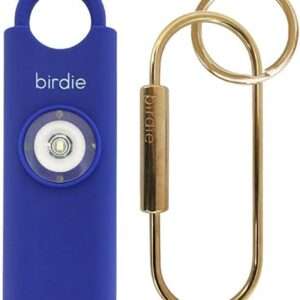 She’s Birdie–The Original Personal Safety Alarm for Women by Women–Loud Siren, Strobe Light and Key Chain in a Variety of Colors (Indigo)